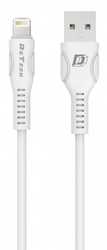 Kabel USB 2.0 USB A male > lightning, bílý (iPhone 5/6/7/SE) 1m