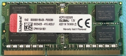 Kingston Notebook paměť 8GB 1600MHz SODIMM - KCP316SD8/8