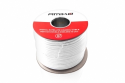 Koaxiální kabel AMIKO RG6 CCS DS (75 ohm) - 100m cívka