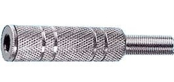 Konektor JACK 3,5mm stereo female na kabel kovový