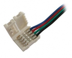 Konektor nepájivý pro RGB LED pásky 5050 o šířce 10mm s vodičem