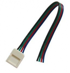 Konektor nepájivý pro RGB LED pásky 5050 o šířce 10mm s vodičem