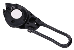 Kotva pro zavěšení FTTx drop kabelů s otevřeným očkem