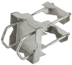 Křížová, rovná spojka pro trubky do 60mm žárový zinek