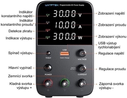 Laboratorní zdroj WPS605H 0-60V/0-5A - Doprava zdarma !!!