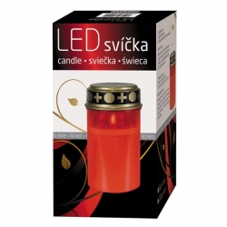 LED hřbitovní svíčka + baterie ZDARMA