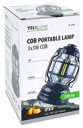 LED outdoorová svítilna na baterie LED COB 3x3W