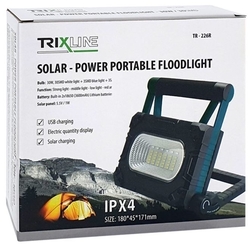 LED reflektor 30W TR-226R solární přenosný