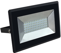 LED reflektor 50W 4250lm bílá denní 4000K 230V černý SLIM