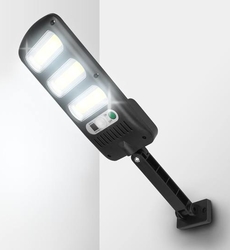 LED venkovní solární svítidlo LXLL117 24W COB 1800lm s PIR čidlem a dálkovým ovládáním
