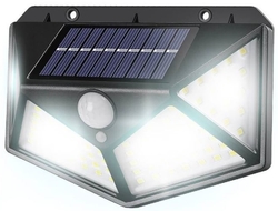 LED venkovní solární svítidlo LXLL119 10W 1000lm s PIR čidlem