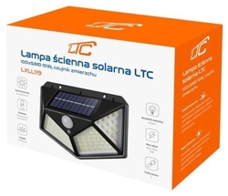 LED venkovní solární svítidlo LXLL119 10W 1000lm s PIR čidlem