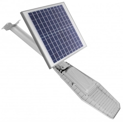 LED venkovní solární svítidlo pouliční s držákem WARRIOR 120W, 18000mAh, panel 25W