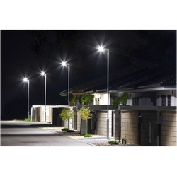 LED venkovní solární svítidlo pouliční s držákem WARRIOR 120W, 18000mAh, panel 25W