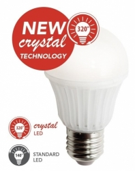 Žárovka LED E27 4W TESLA CRYSTAL BULB bílá teplá 2700K 450lm 230V