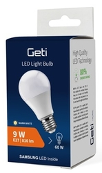 LED žárovka E27 12W čip SAMSUNG A60 bílá přírodní 1080lm 230V