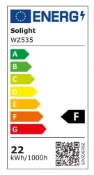 LED žárovka E27 22W A70 bílá teplá 2090lm 230V