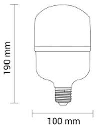 LED žárovka E27 25W T100 bílá teplá 2300lm 230V
