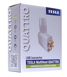 LNB TESLA Multifeed Quattro konvertor s LTE filtrem
