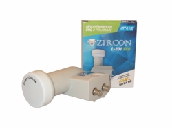 Zircon LNB Twin konvertor L-201 ECO 0,1dB