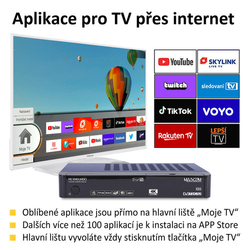 Mascom MC9140, DVB S2+T2+C, HBB TV, IPTV, WIFI, 4K UHD - Doprava zdarma !!!