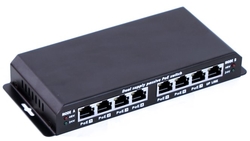 MaxLink 8 portový switch 10/100 Mbps se 7 PoE porty + adaptér 24V 2,5A