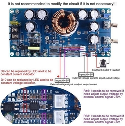 Měnič DC-DC Step-Down (snižuje) nastavitelný 20-70V/2,5-58V 30A max 800W