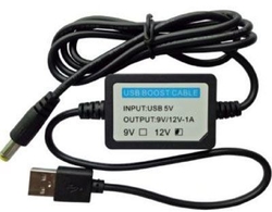 Redukce, step-up měnič USB 5V / 12V/1A DC 5,5x2,1mm