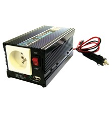 Měnič napětí 12V/230V 300W + USB CZ