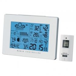 Meteorologická stanice AOK-5019 bílá (meteostanice)