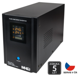 MHPower záložní zdroj MPU-700-12, UPS, 700W, čistý sinus, 12V 