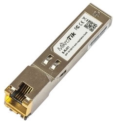 MikroTik SFP 10/100/1000M metalický modul S-RJ01, RJ-45, 100m, 1.25Gbps