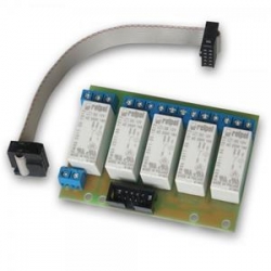 Rozšiřující modul 5 relé pro LAN /GSM controller (ovladač) 12V 16A