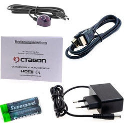 OCTAGON SX98 V2 4K 5G WL DVB-S2 + IP UHD Smart TV satelitní přijímač