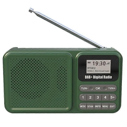 Openbox DAB-P11-SOLAR Přenosné DAB+/FM rádio s BT, MP3, nabíjení USB-C/solární panel