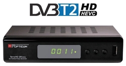 OPTICUM DVB-T2 TERRA HD265 PLUS USB HEVC LAN