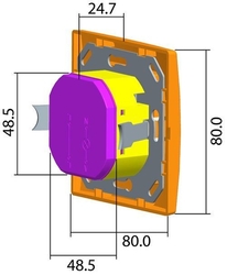 PIR čidlo místo vypínače - dvouvodičový ST02A