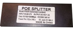 POE Splitter 802.3af/at na výstup 12V/1,2A, DC konektor 5,5x2,1mm