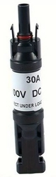 Konektor MC4 1000V/30A (2.5-6mm²) s válcovou pojistkou 30A - kopie