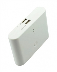 Power bank - externí baterie 12 000 mAh, bílá