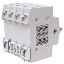 Přepínač pro výběr síťového napájení VCX SF463, 1-0-2, 4P, 63A, na DIN lištu