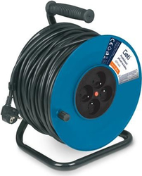 Prodlužovací kabel na bubnu 4 zásuvky 25m GETI GER425