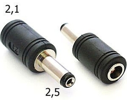 Redukce DC 2.1x5.5 - 2.5x5.5mm