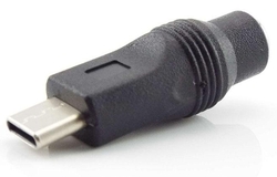 Redukce DC 2.1x5.5mm Female - USB-C Male