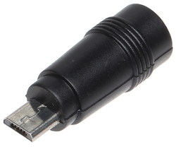 Redukce DC 2.1x5.5mm Female - USB2.0 micro Male
