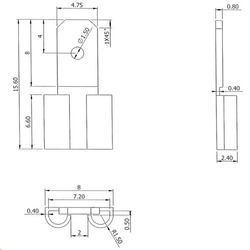 Redukce FASTON 6,3 na 4,8 mm