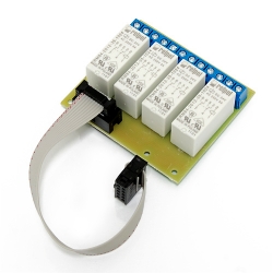 Rozšiřující modul 4 relé v2 pro LAN /GSM controller (ovladač) 9-28V 10A