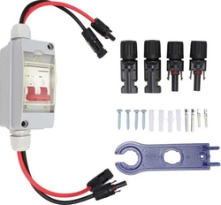Rozvaděč DC s jističem 16A/C 2P LQB1-16Z /DC string box 500V/ pro FVE