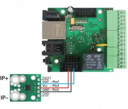 Senzor proudový ACS711EX -31A ~ +31A 