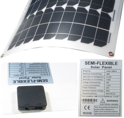 Solární autonabíječka, dobíječka, udržovací OS30-18MFX USB+12V/30W flexibilní